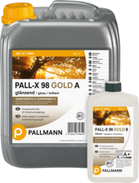 LAC BICOMPONENT PALLMANN PALL-X 98 GOLD A+B MAT - 4,95 L